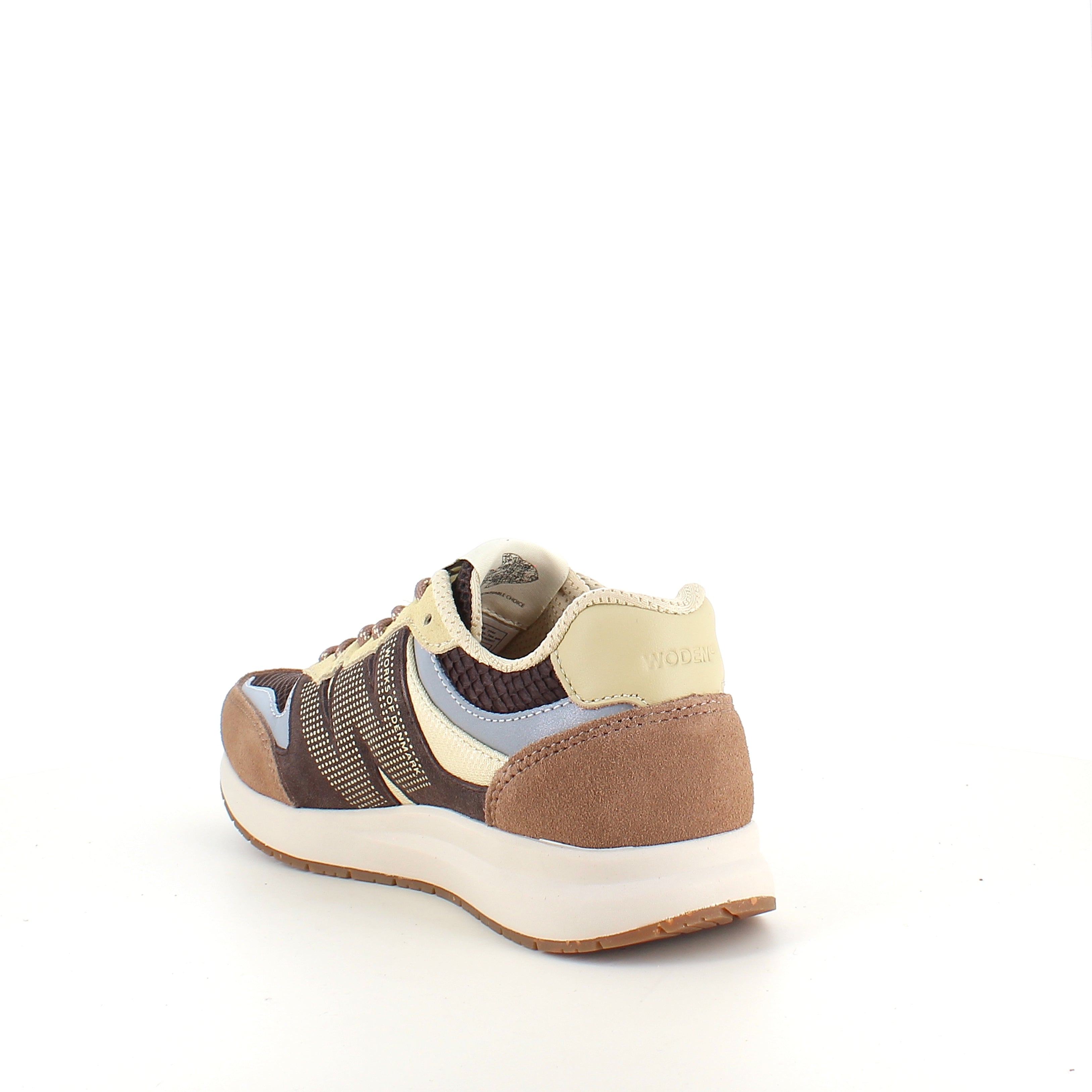 Woden Rigmor Open Mesh – lett og pustende sneaker i Chocolate Multi