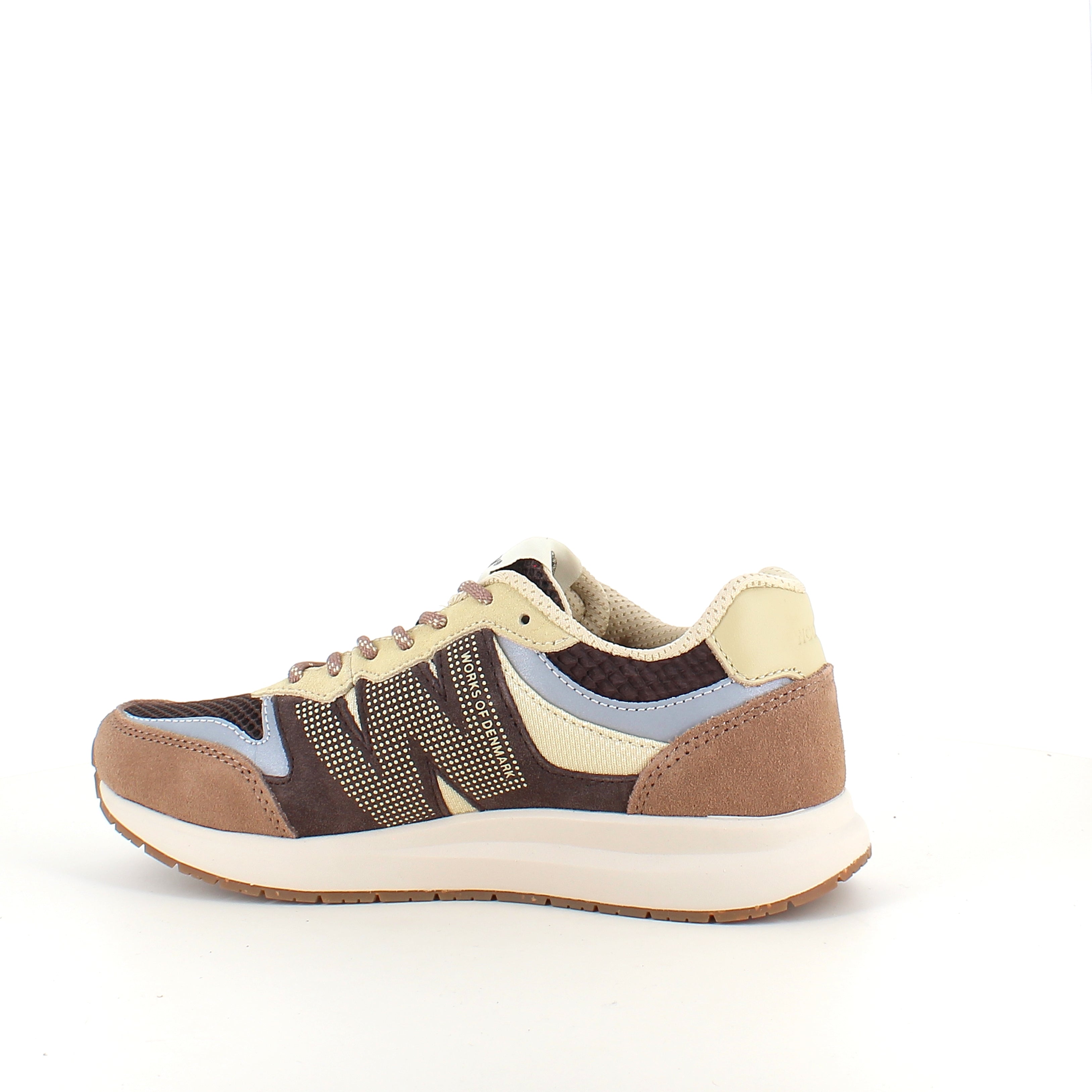 Woden Rigmor Open Mesh – lett og pustende sneaker i Chocolate Multi