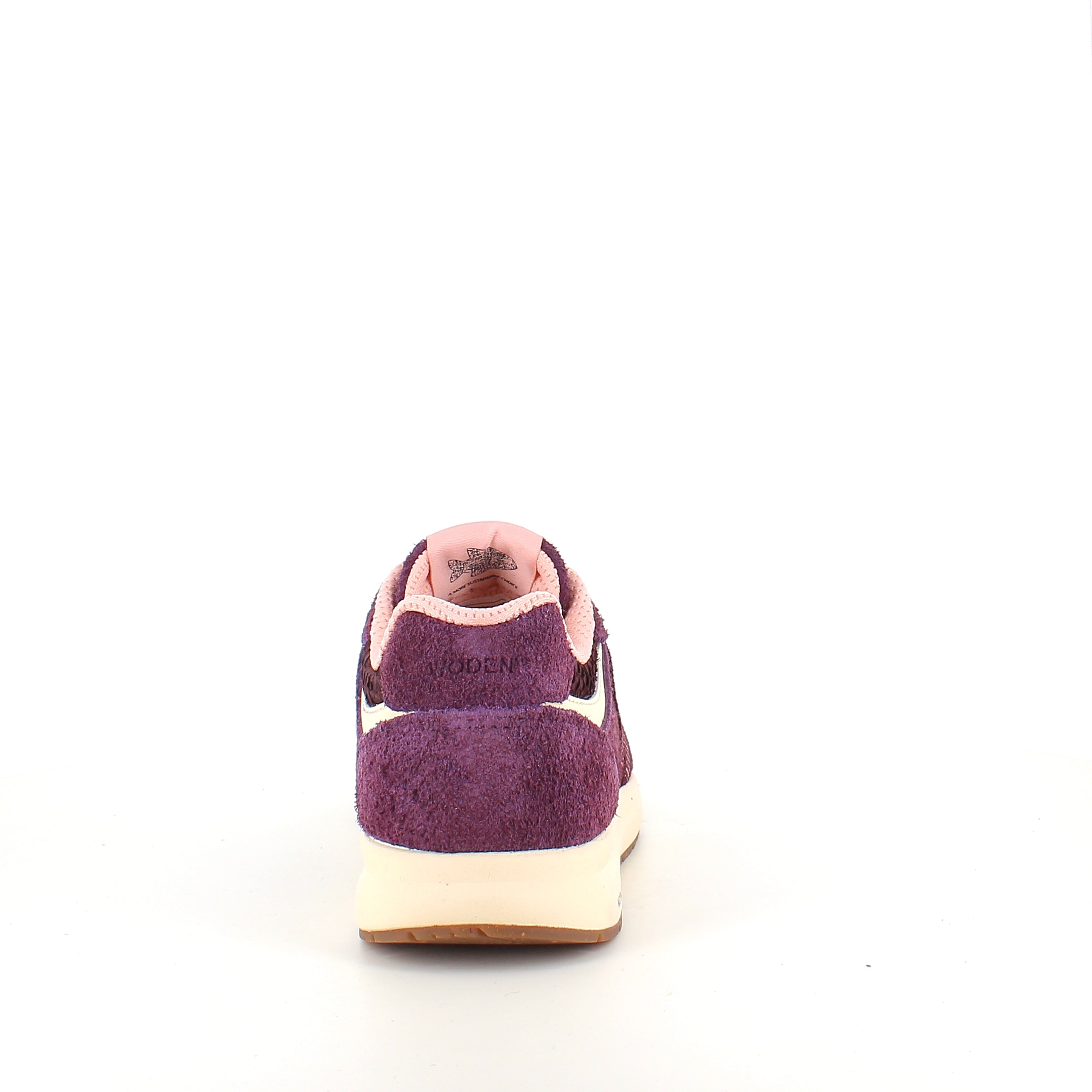 Woden Rigmor Suede – lyngfarget sneaker i semsket skinn med myk komfort