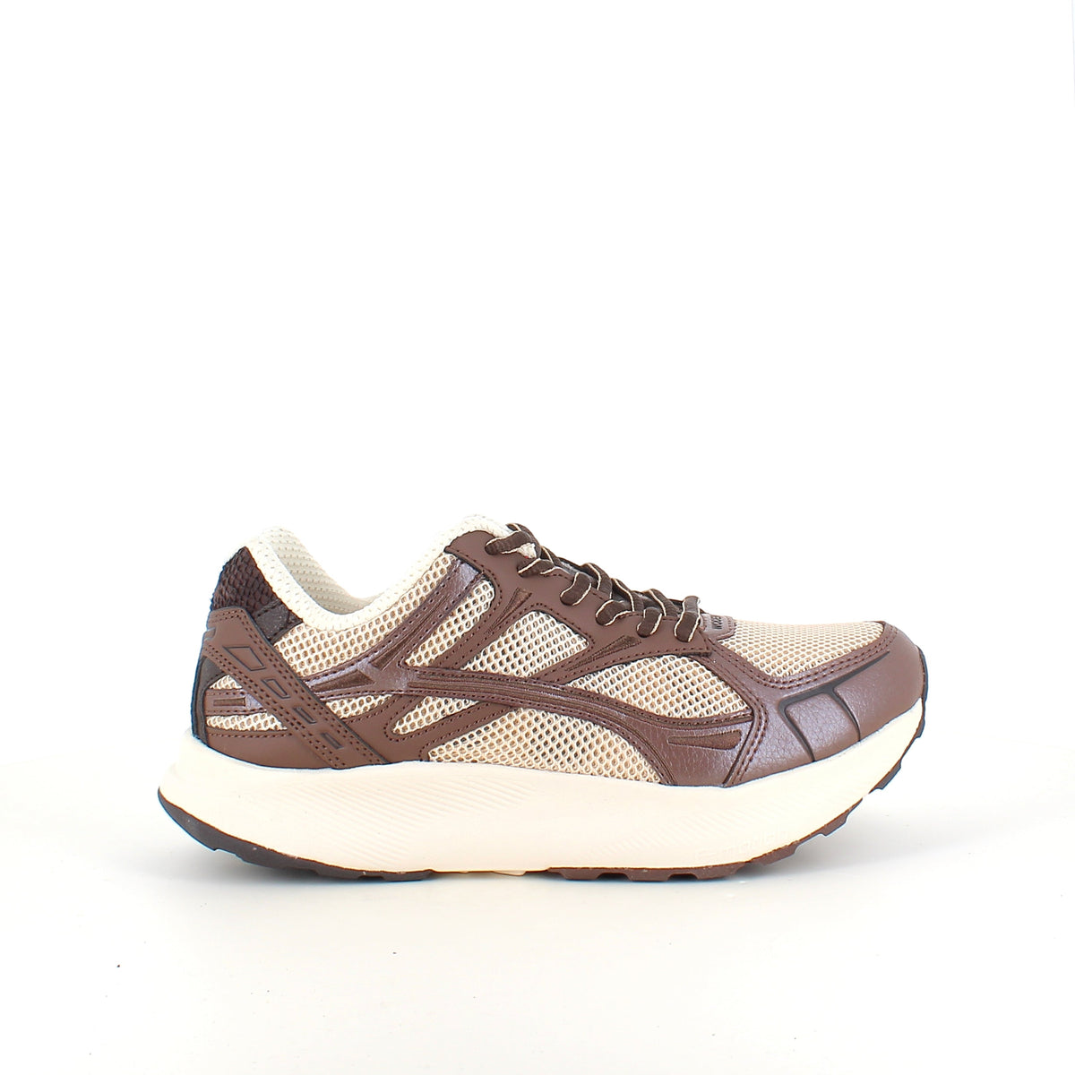 Woden Freja Runner – brun sneaker med lett rullesåle