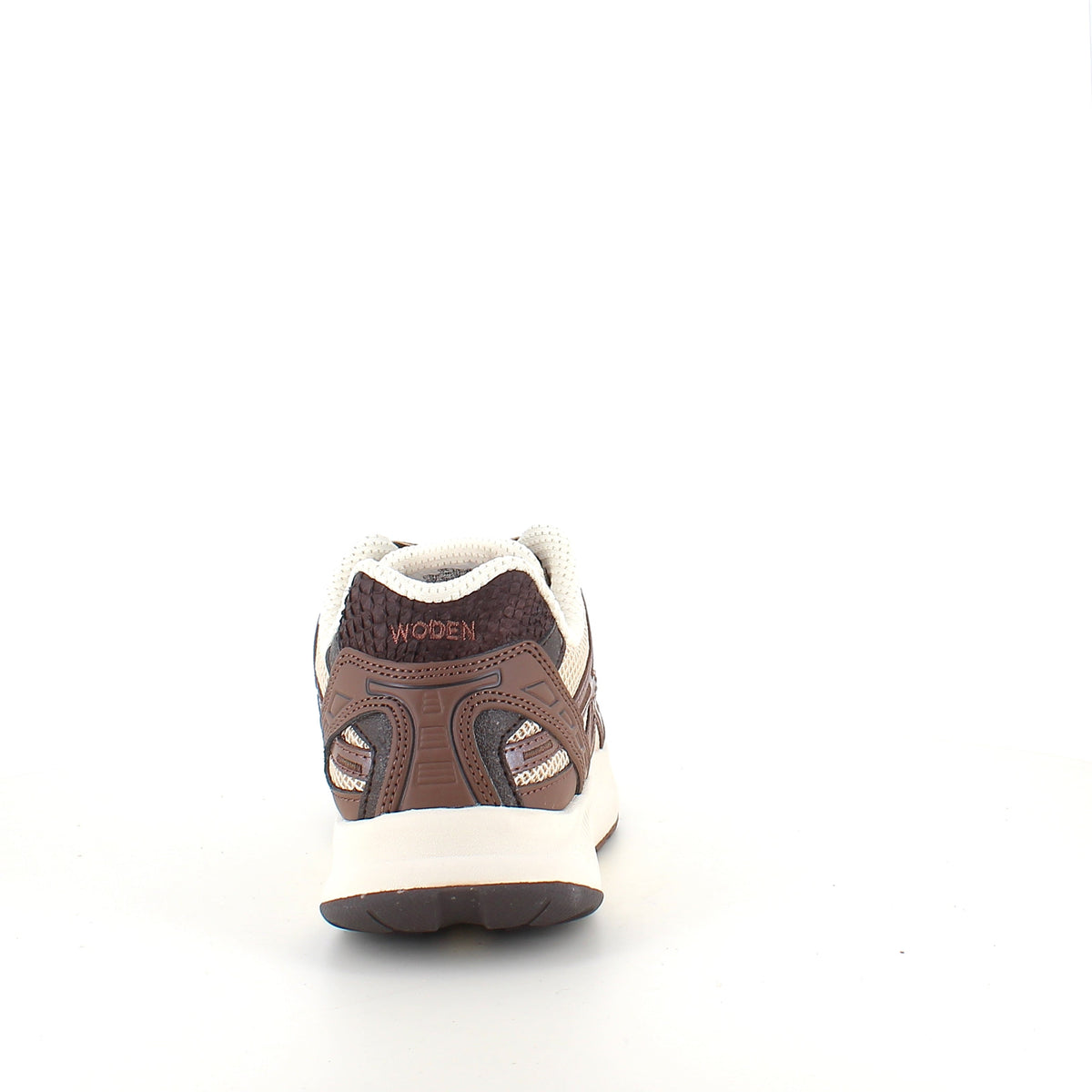 Woden Freja Runner – brun sneaker med lett rullesåle