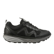 MBT Colorado herre sneaker i sort og grå med fysiologisk rullesål for optimal aflastning og balance.
