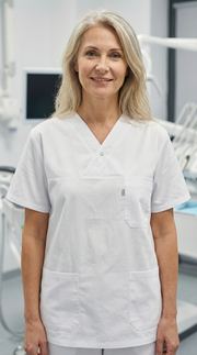 Unisex tunika med klassisk V-utringning