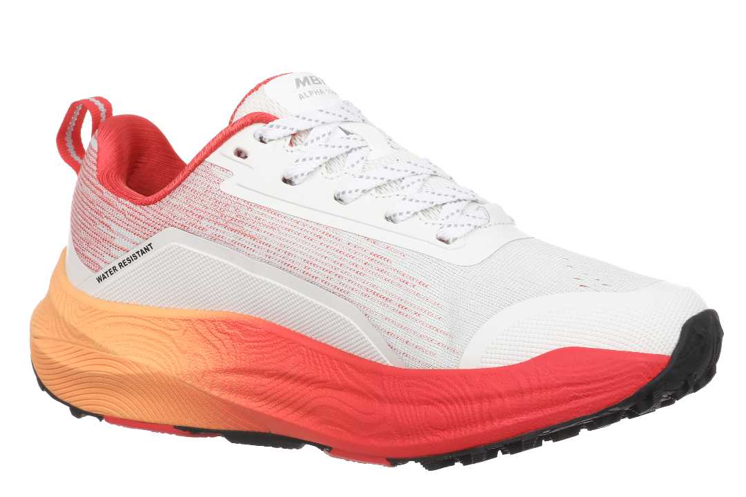 MBT Alpha 1000 White/Red – outdoor-sneakers med støtte og ekstra grep