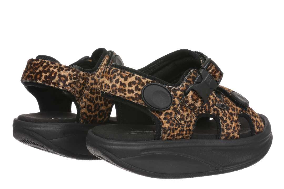 MBT Kisumu Classic Leopard – Komfortable sandaler med støtte & justerbar passform