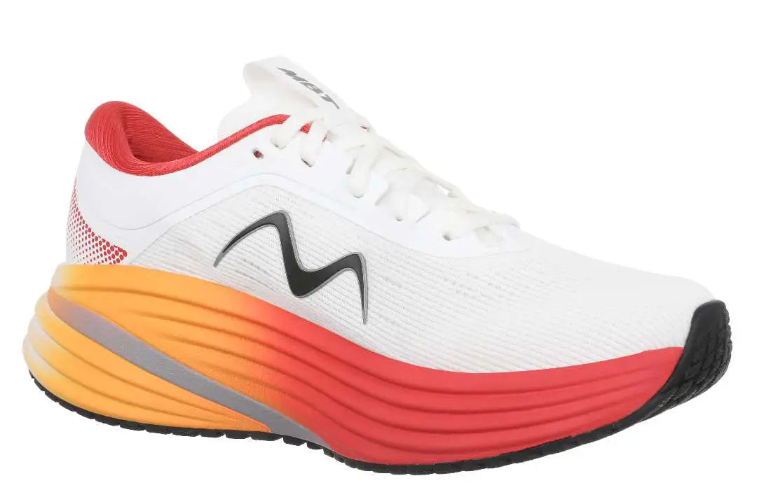 MBT M-3000 II White/Red – Bred løpesko med ekstra støtte og støtdemping