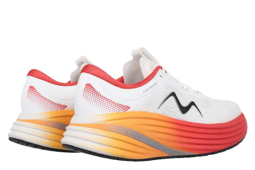 MBT M-3000 II White/Red – Bred løpesko med ekstra støtte og støtdemping