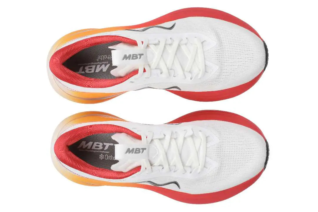 MBT M-3000 II White/Red – Bred løpesko med ekstra støtte og støtdemping