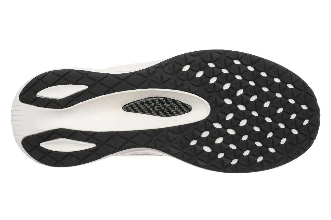 M3600X White – hvite komfortsneakers med Slip & Fit