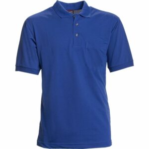 Nybo Kongeblå Herre Basic Polo Shirt, brystlomme, slitesterk