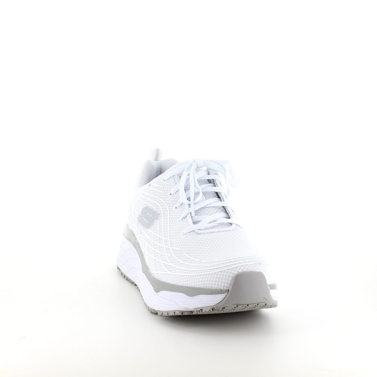 Skechers Work med maks cushioning-såler i hvit