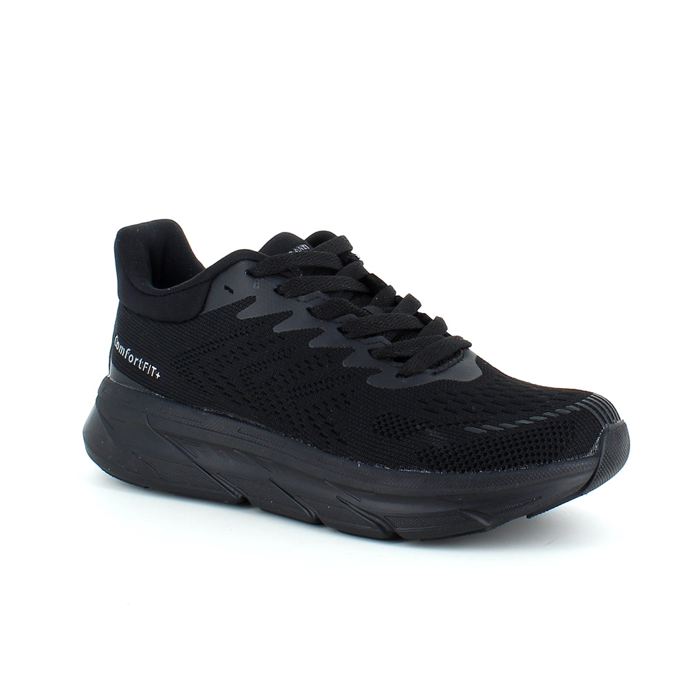 Svart ComfortFIT-sneakers fra Endurance