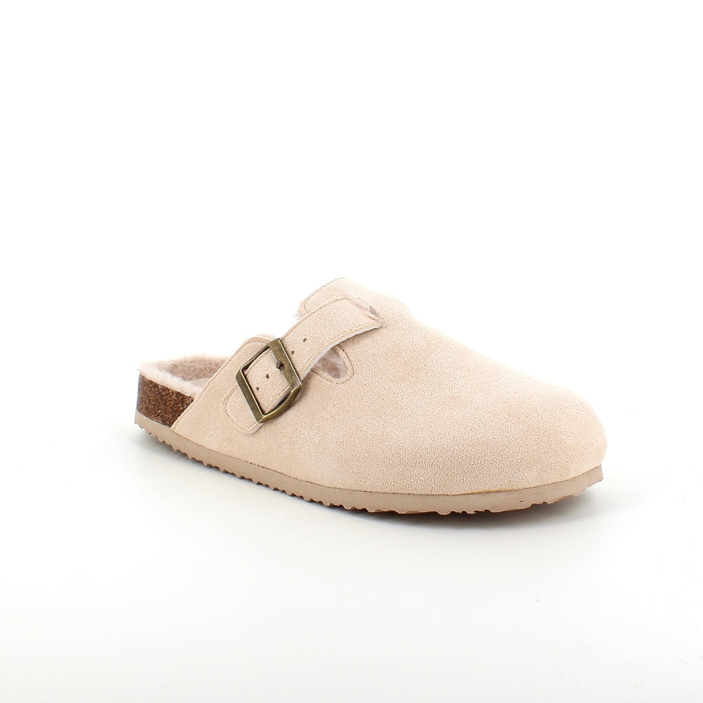 Lyse slip-on hjemmesko