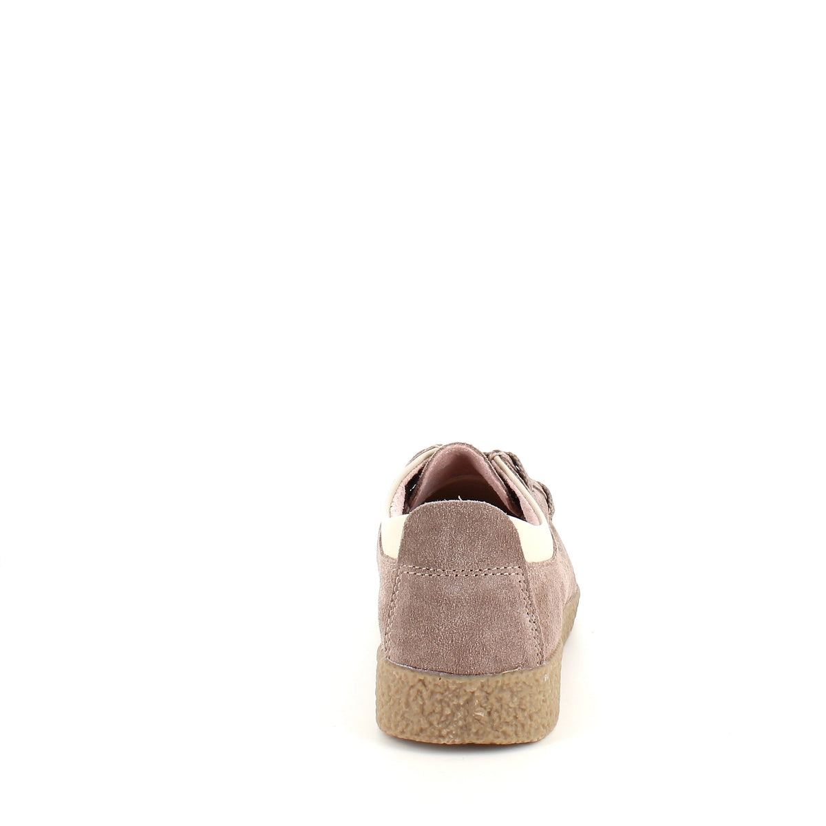 Beige ruskinnsko med rågummisåle