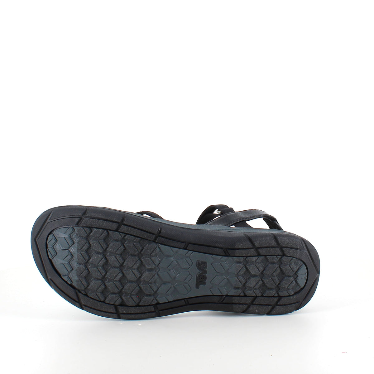 Svart Teva Tirra Traveler-sandal med svangstøtte og perfekt passform