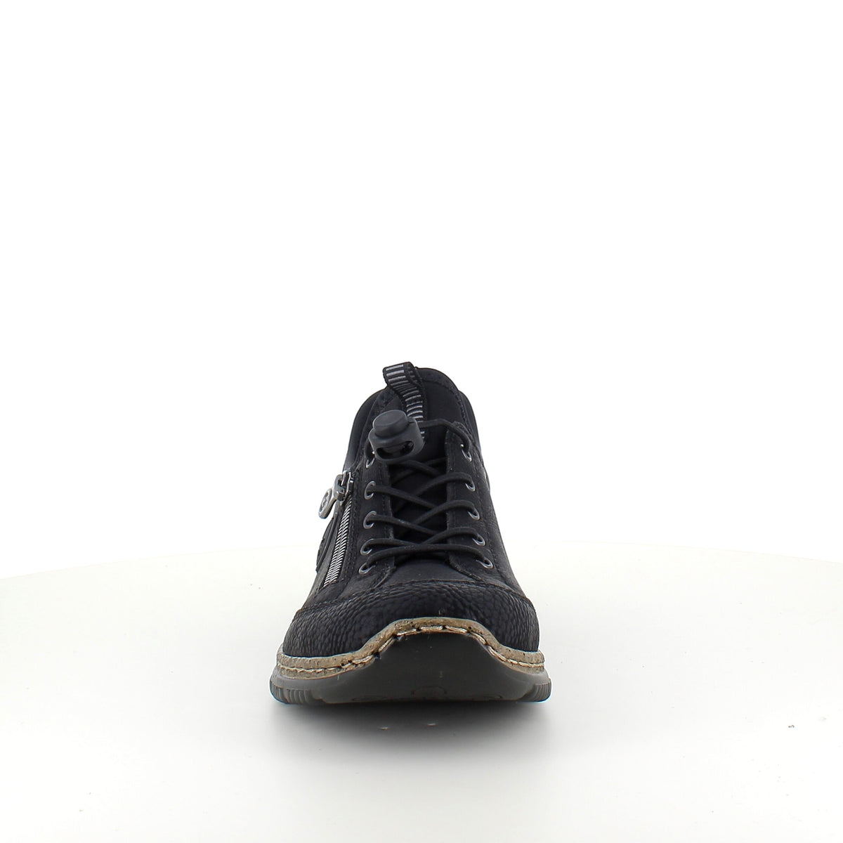 Svart Rieker slip-on sneakers