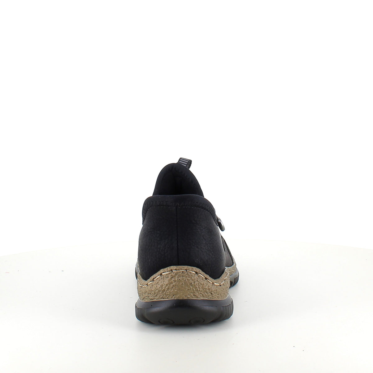 Svart Rieker slip-on sneakers