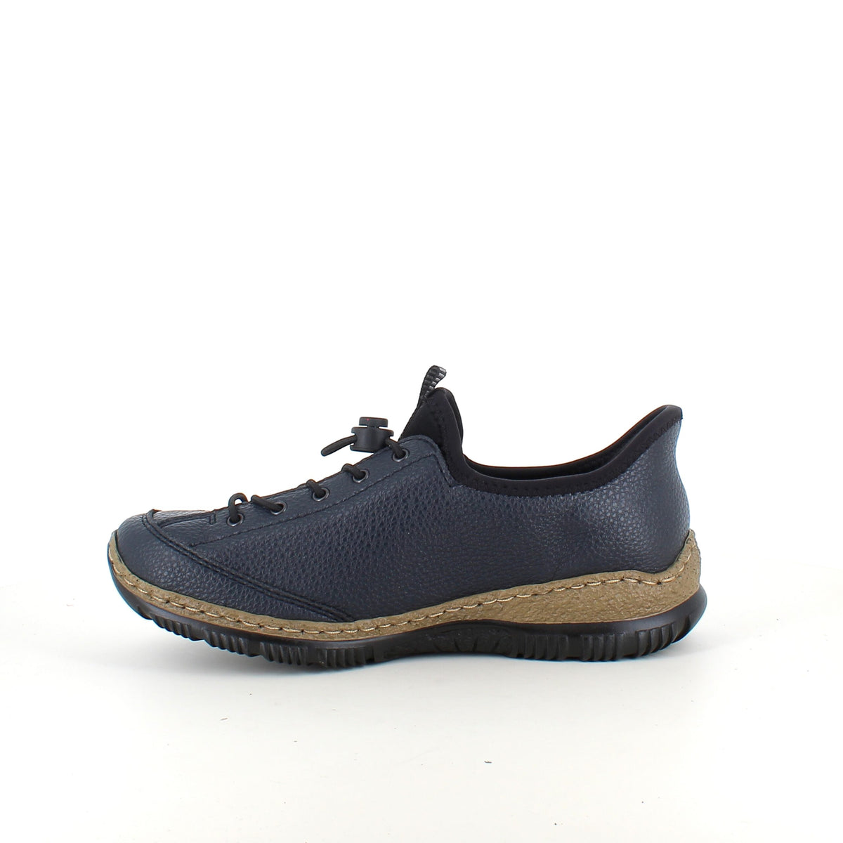 Mørkeblå Rieker slip-on sneakers til damer