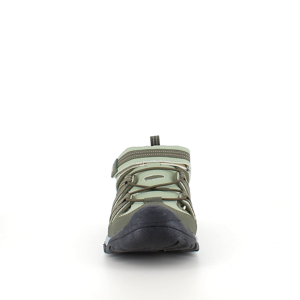 Robust tursandal i khaki med god støtte