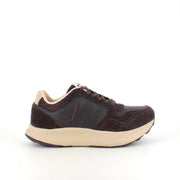 Woden Mathilde Runner Leather sneaker i sjokoladebrun