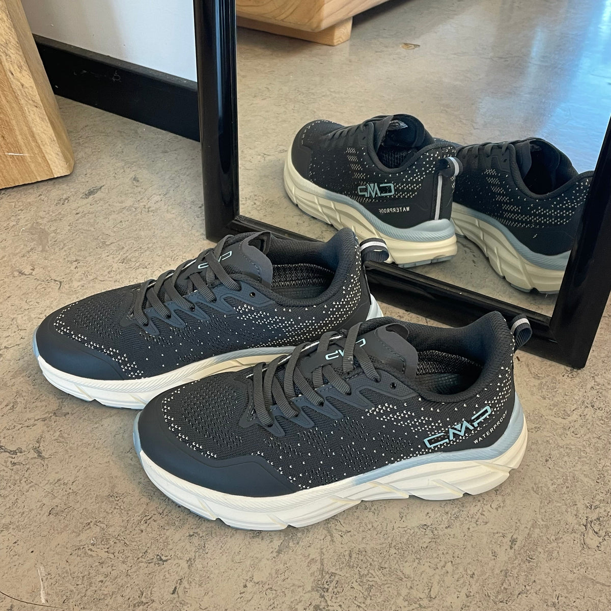 CMP Rahmsy WP – grå vanntett sneaker med støtdemping