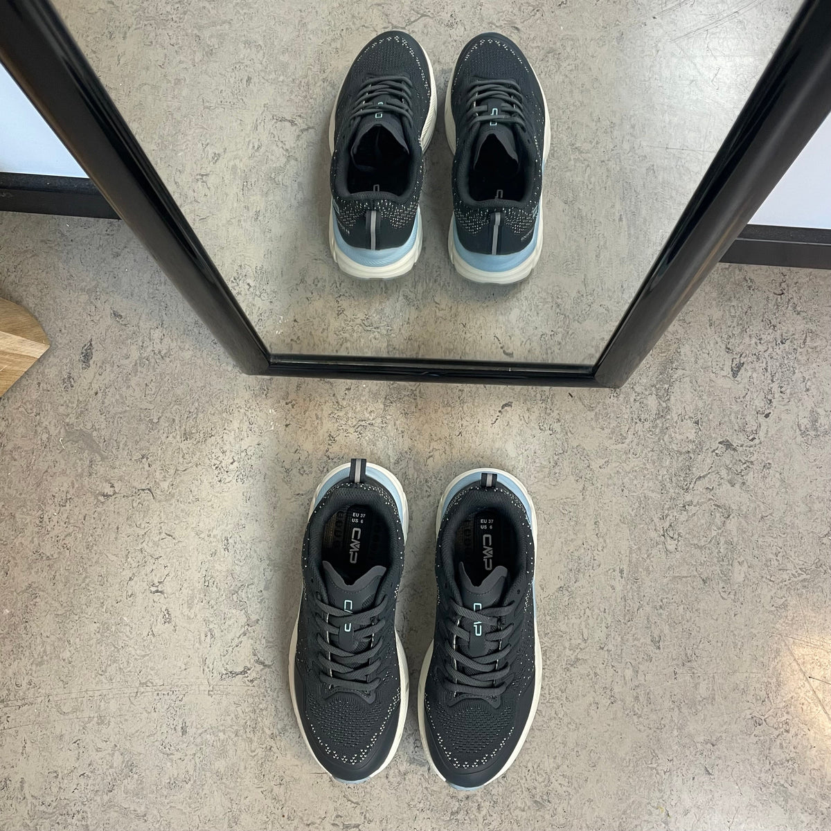 CMP Rahmsy WP – grå vanntett sneaker med støtdemping