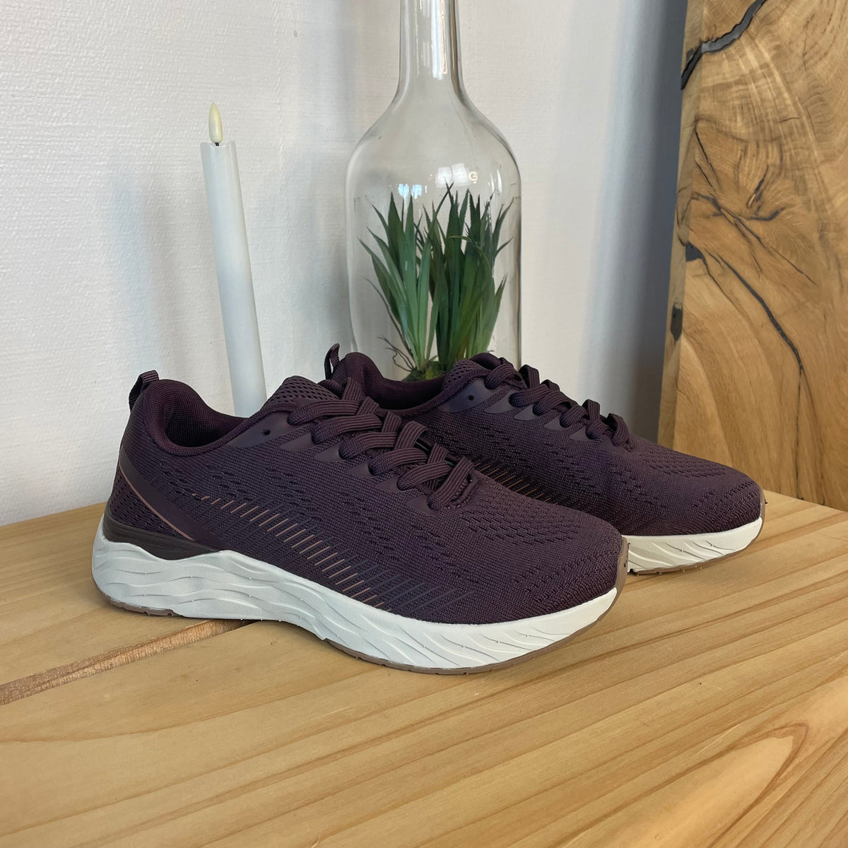 Linares W Wide Fit Shoe – lilla lettvektsko med ekstra bredde