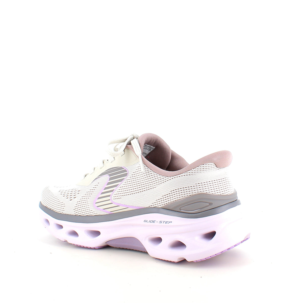 Skechers damesneakers i beige – Slip-ins med Arch Fit og ekstra støtdemping
