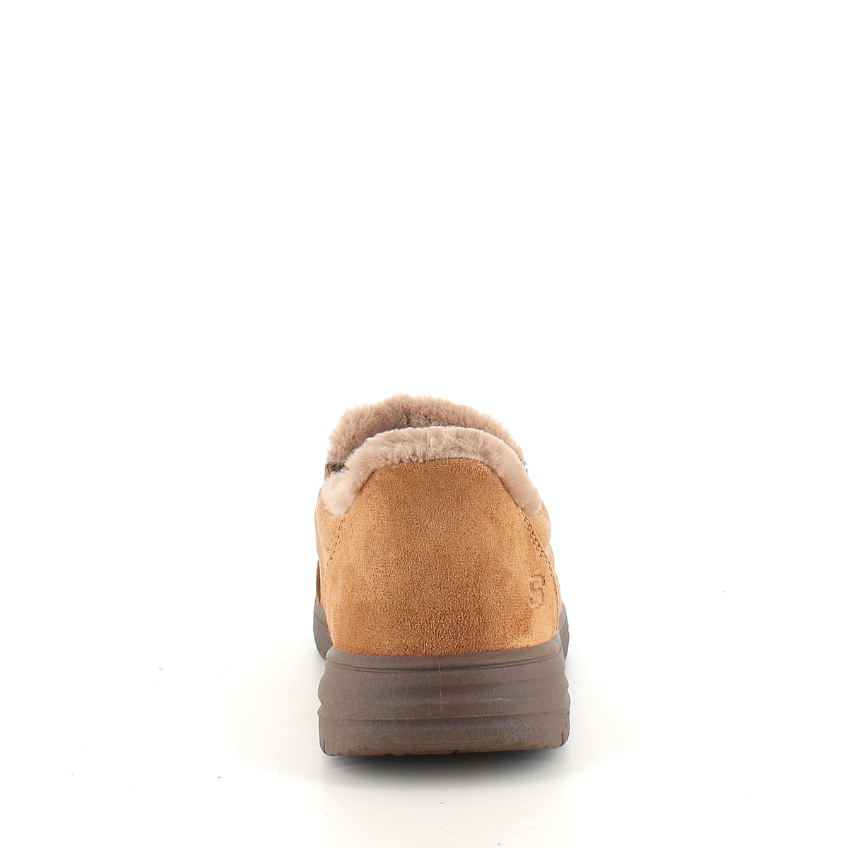 Skechers slip-on tøfler i brun – varm og romslig passform