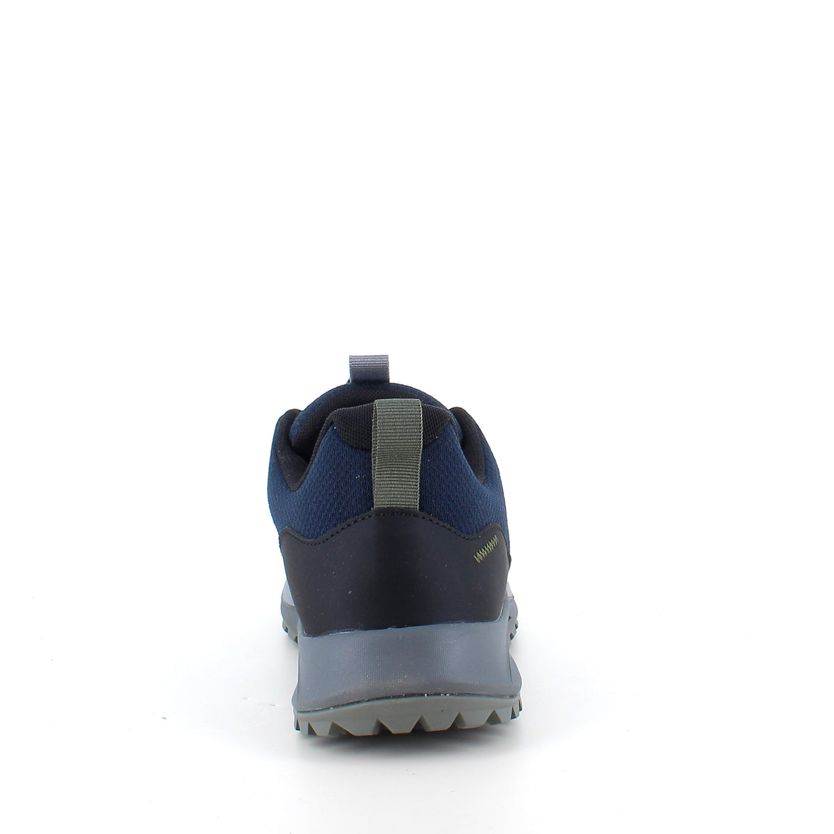 Vanntett herre outdoorsko i marineblå med fotbuestøtte og bred passform fra Green Comfort