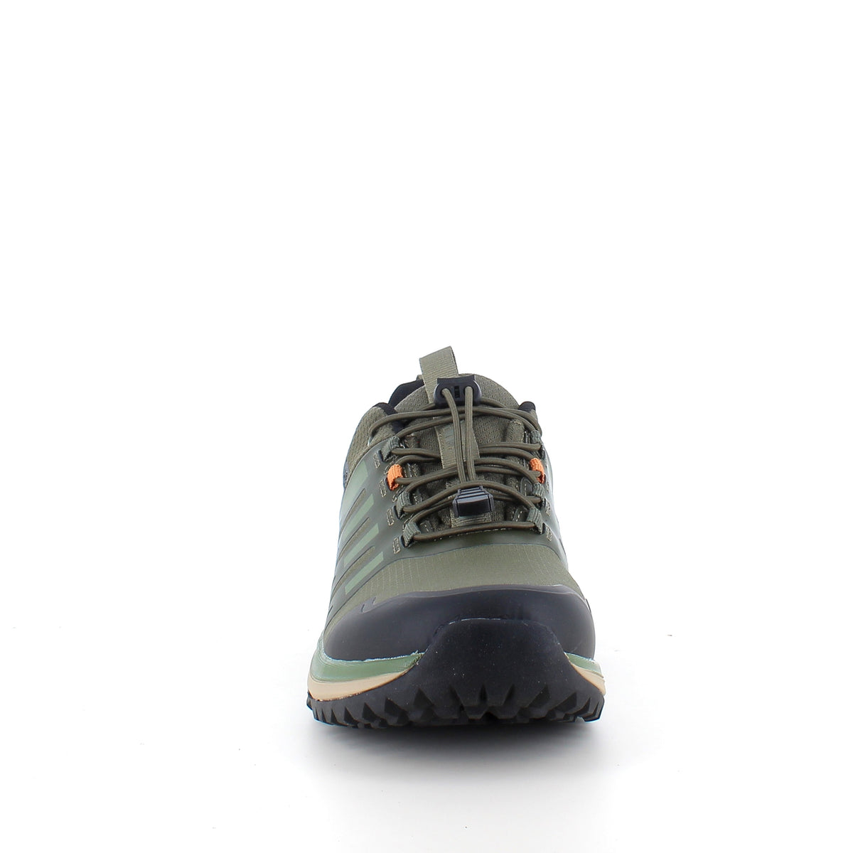 Vanntett herre outdoorsko i grønn med fotbuestøtte og bred passform fra Green Comfort