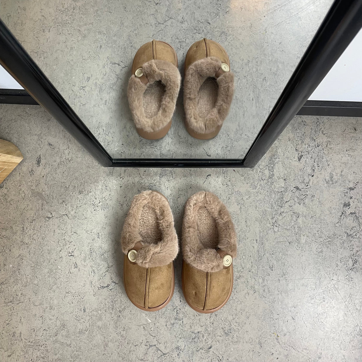 Matstar slip-in – varm og bred tøffel med tykk, myk såle