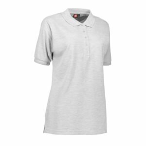 Nybo Grå Melange Dame Prowear Polo, Ekstra Slitesterk