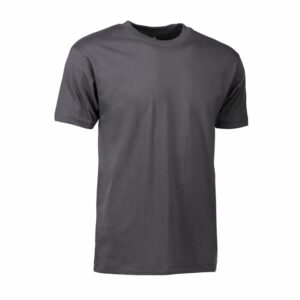 Nybo koksgrå herre basic t-skjorte, klassisk modell, bevarer fasongen