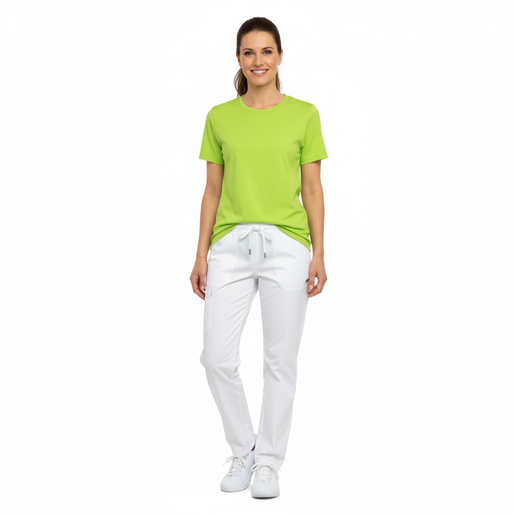 Nybo Lime Dame Prowear T-Shirt, Ekstra Slitesterk, Formstabil
