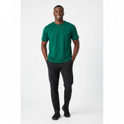 Nybo Grønn Herre Basic T-Shirt — Klassisk modell som holder fasongen