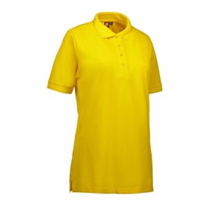 Nybo Gul Dame Prowear Poloshirt – Slitesterk, Forkrympet