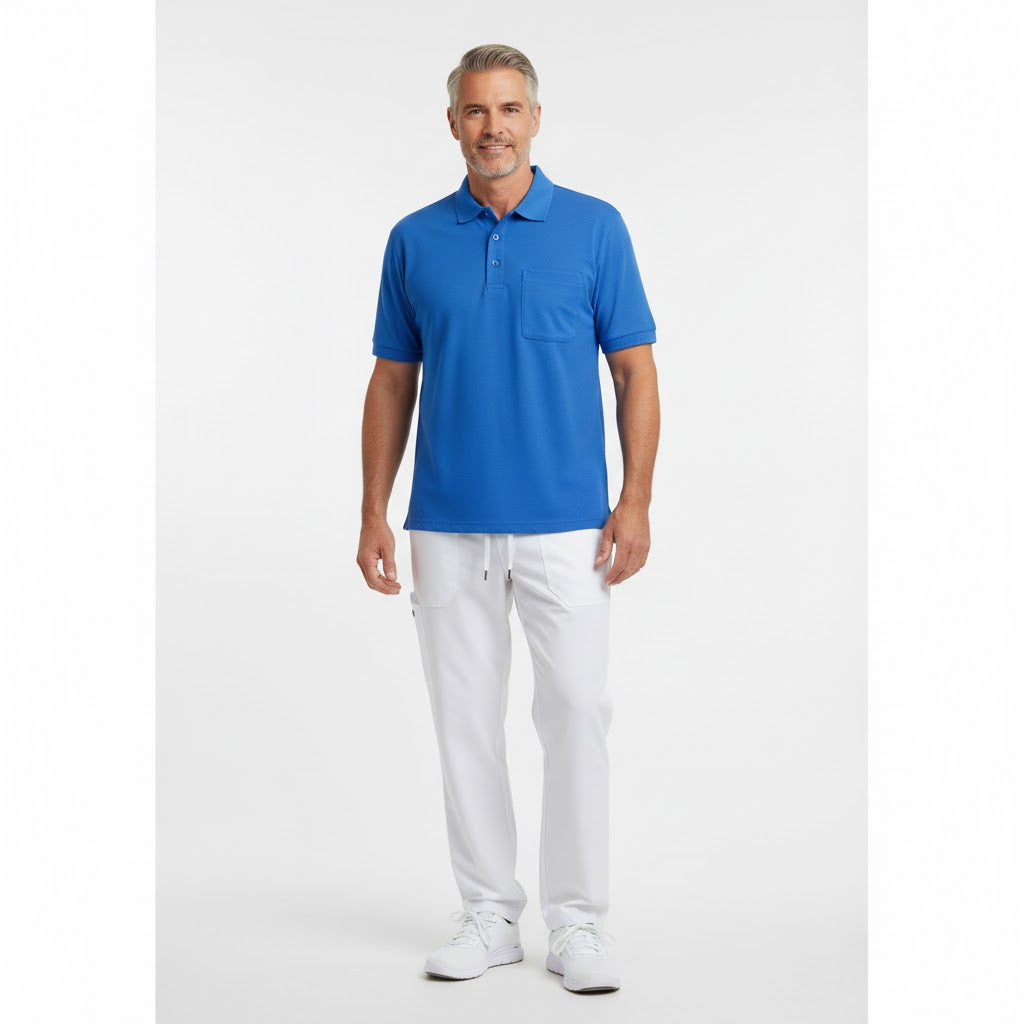 Nybo Azur Herre Prowear Polo Shirt — ekstra slitesterk med brystlomme