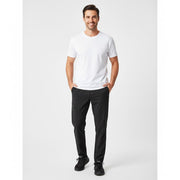 Nybo Hvid Herre Basic T-Shirt, klassisk modell, fasongstabil