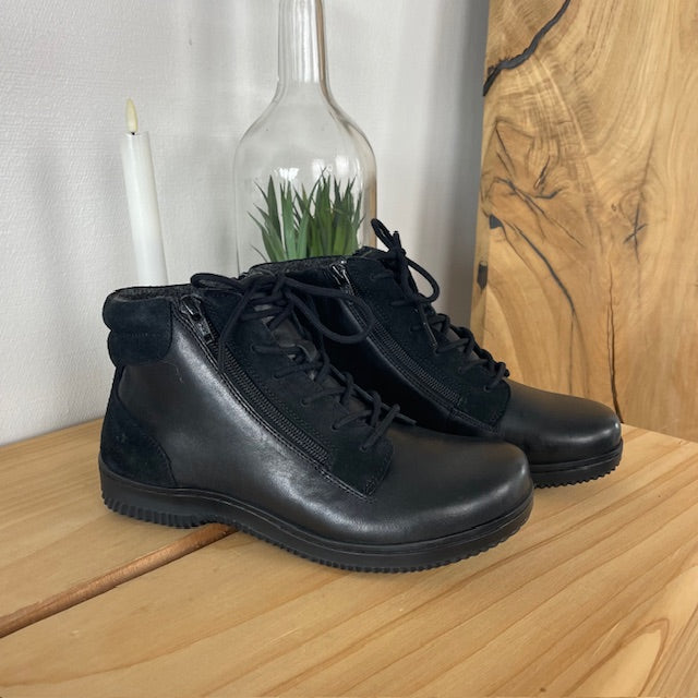 Green Comfort - Varm lærstøvel med ekstra plass og EnergySole™