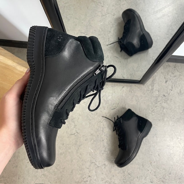 Green Comfort - Varm lærstøvel med ekstra plass og EnergySole™
