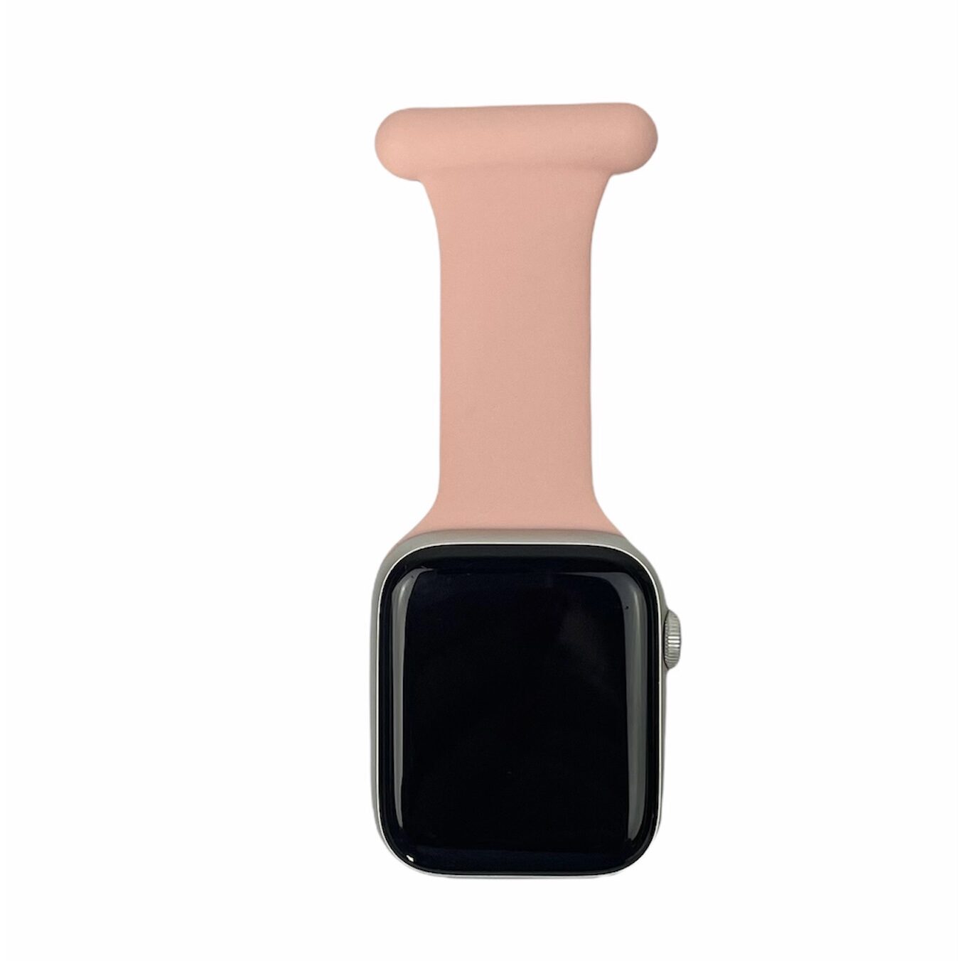Rosa silikonrem til Apple Watch for sykepleiere
