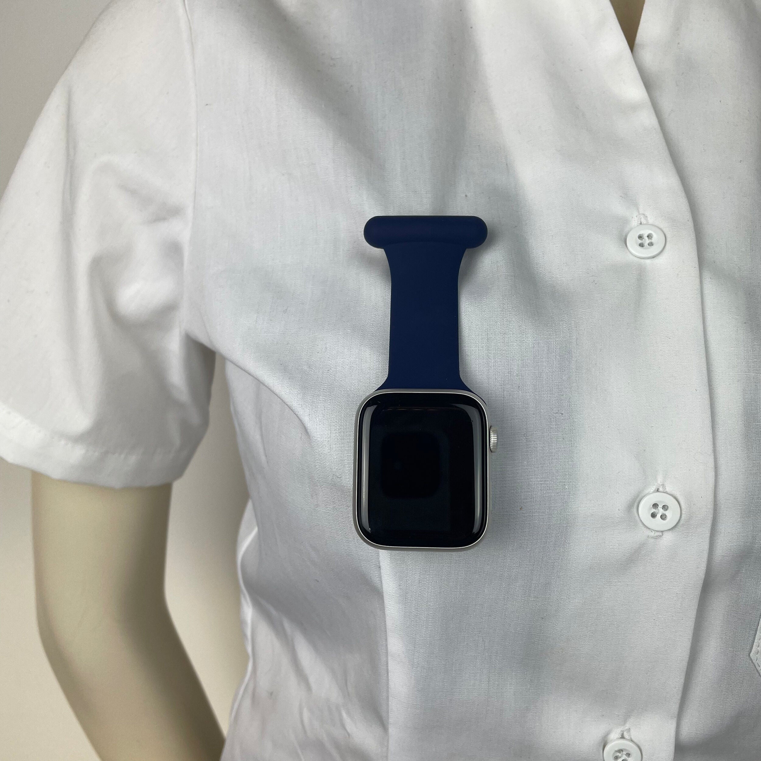 Navy silikonrem for sykepleiere til Apple Watch