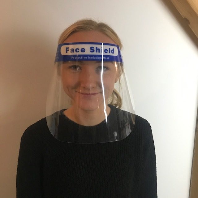 Gjenbrukbart ansiktsvisir