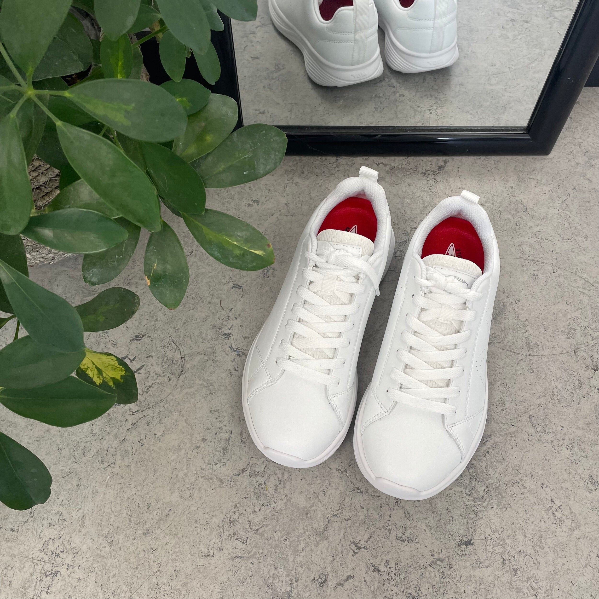 Hvit Ren Lace-up-sko fra MBT