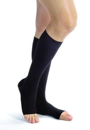 Jobst Classic klasse 3, svart uten tå, Regular
