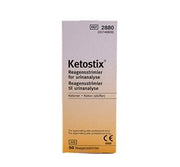Ketostix urinteststrimler – test for ketoner i urinen, 50 stk