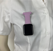 Lilla silikonrem til Apple Watch for sykepleiere