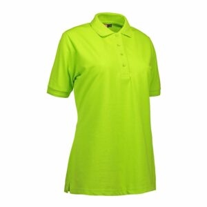 Nybo Lime dame Prowear polo – slitesterk, forkrympet