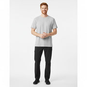 Nybo Snow Melange Herre Basic T-Shirt, klassisk modell, slitesterk